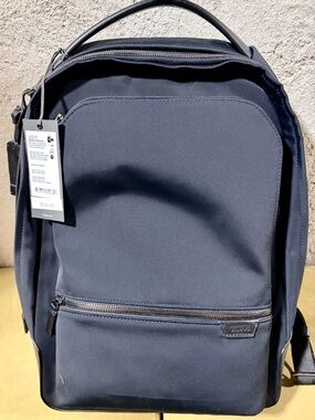 TUMI Harrison Bradner Black Men's Backpack with Front Zip Pocket